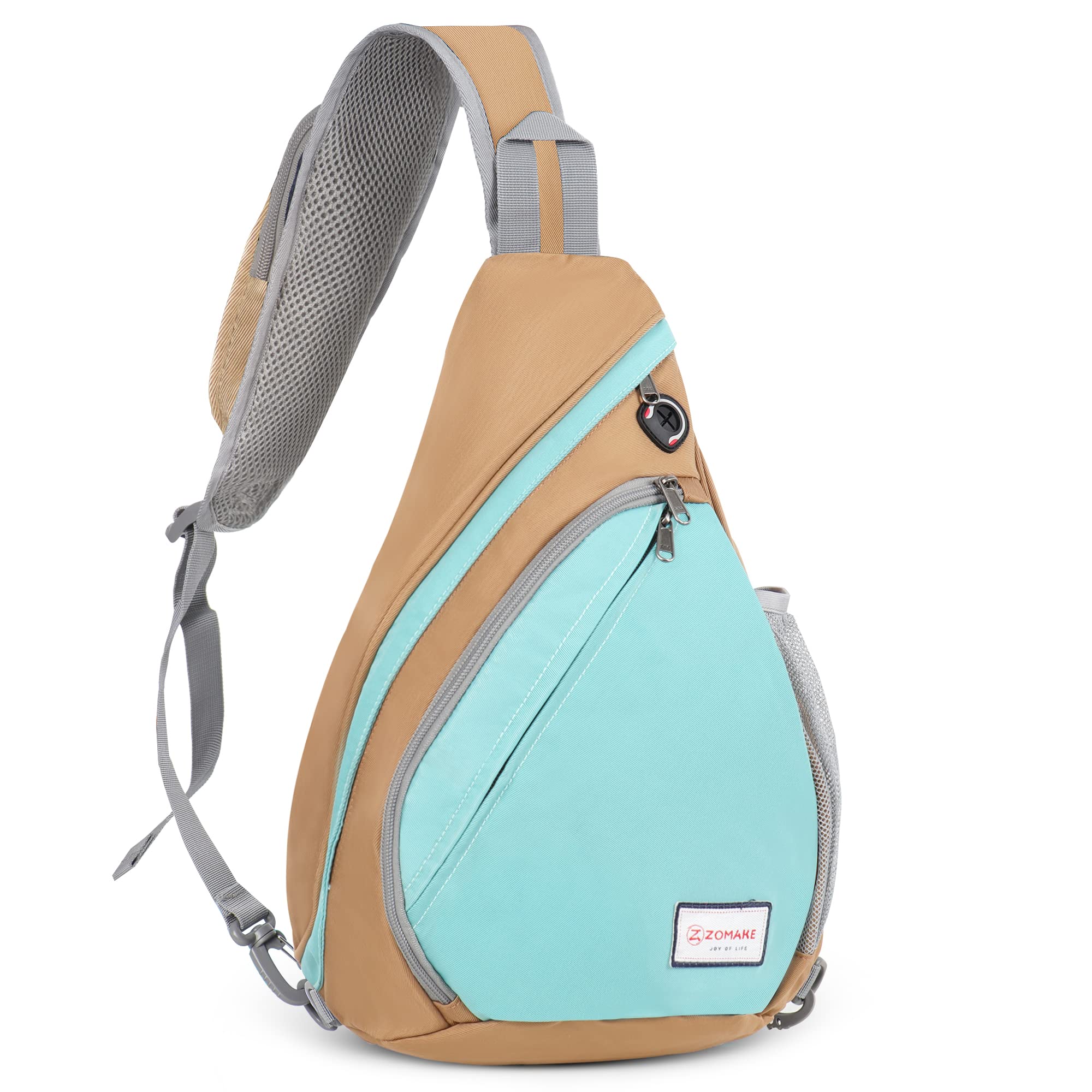 ZOMAKE Sling Bag Small Crossbody Sling Backpack Water Resistant Shoulder Daypack for Travel Anti Thief Chest Bag for