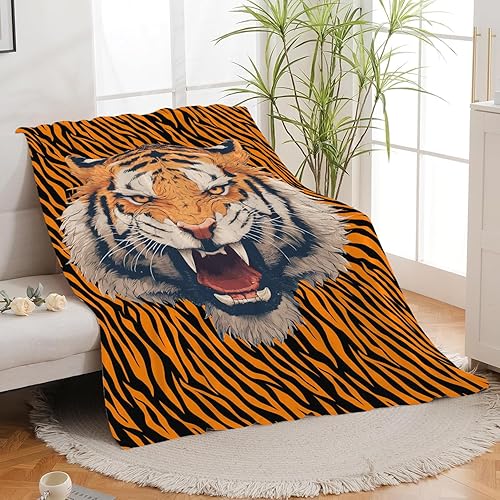 Miniatura 31 de Manta de León Cachorro de León Manta de Tiro Regalos para Hombres Mujeres Niños Niñas Niños Adultos Súper Suave Acogedora Felpa Esponjosa Difusa