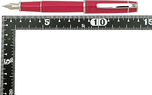 Miniatura 5 de Pilot Prera pluma estilográfica de punta media, cuerpo rosa vivo (FPR-3SR-VP-M)