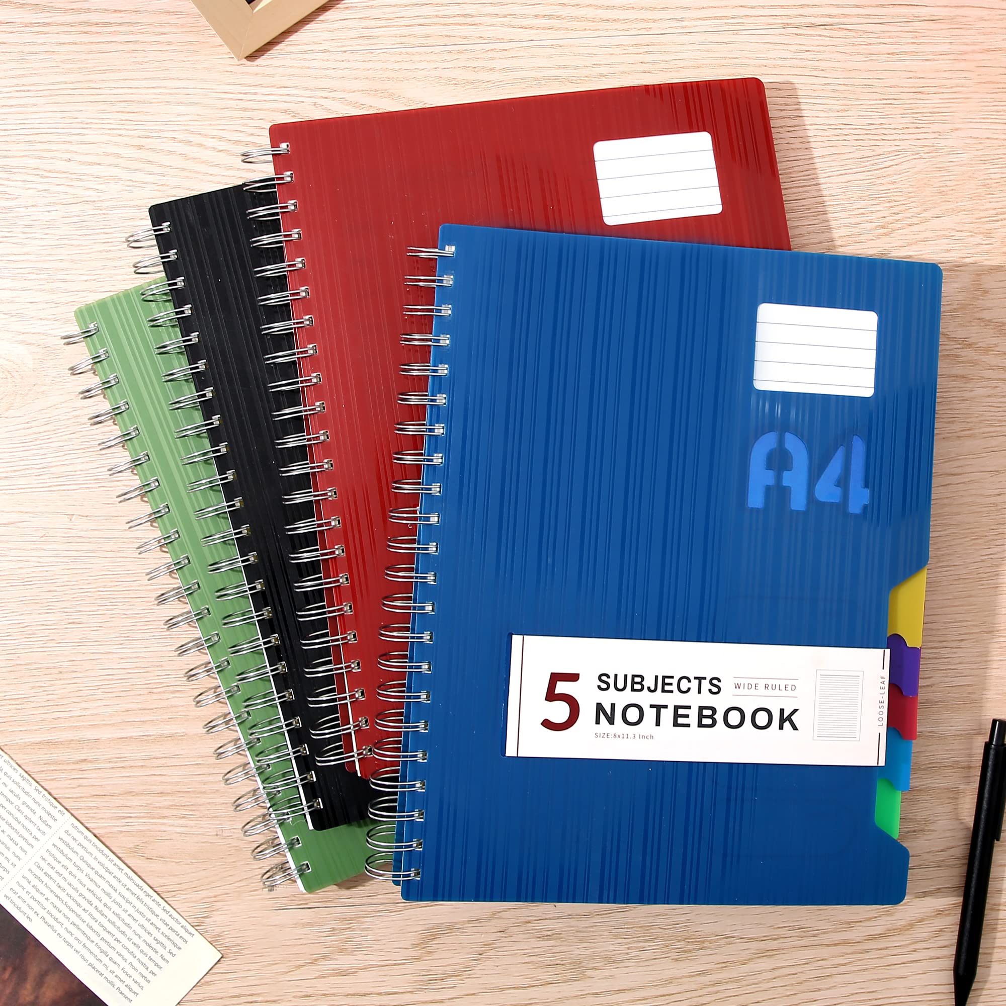 Benign possibility get annoyed notebook with 4 dividers Sex