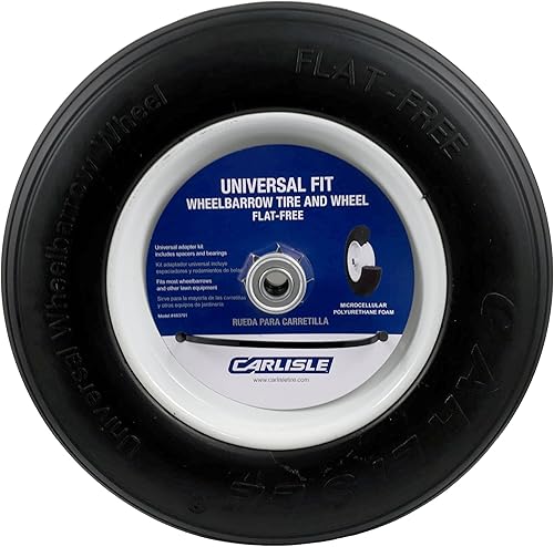 Miniatura 2 de Ajuste universal para ruedas y neumáticos de carretilla sin planos, incluye kit de adaptador