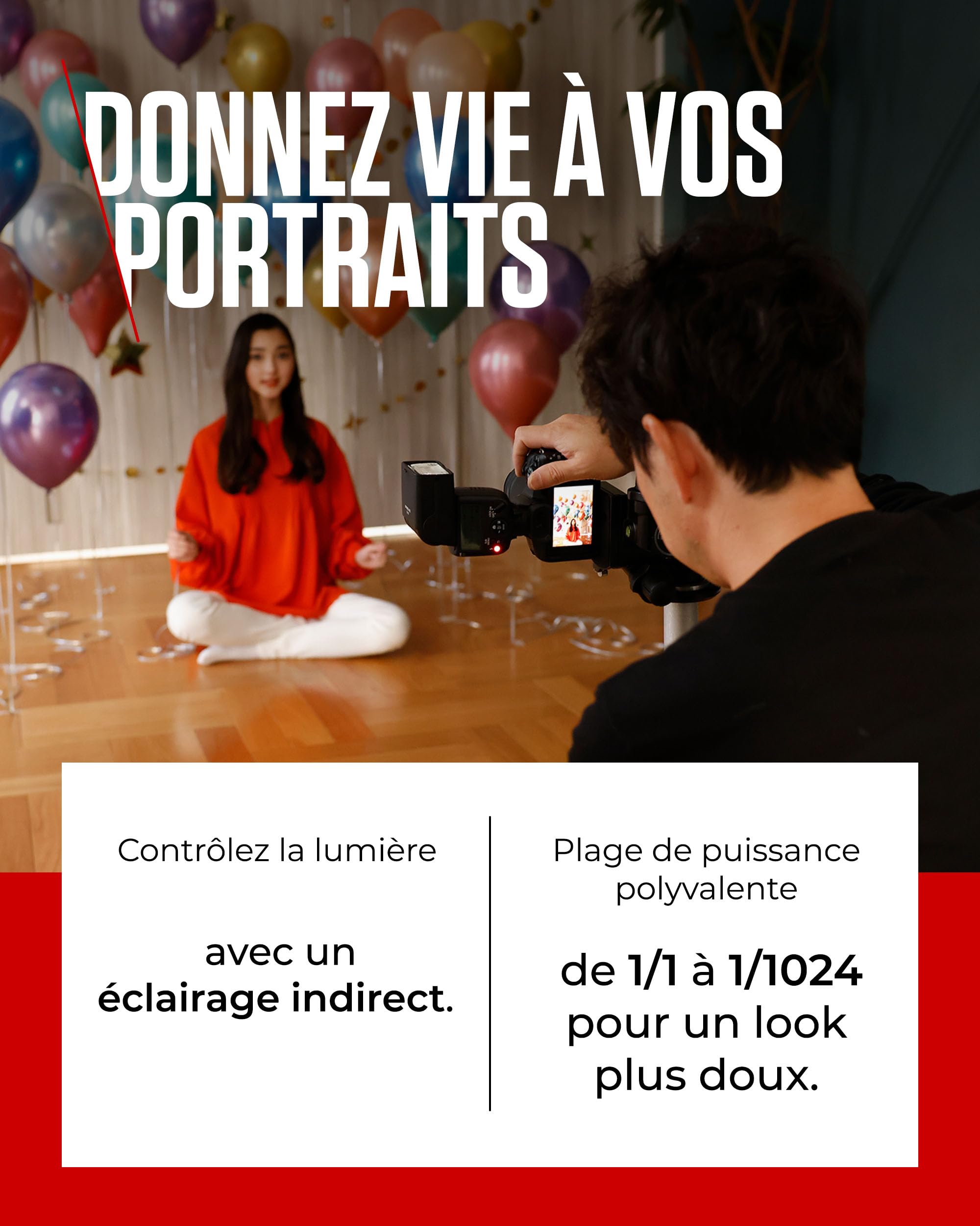 Canon Speedlite EL-10 avec E-TTL II, Plage de Puissance Polyvalente de 1/1 à 1/1024, Griffe Multifonction, légère et alimentée par des Piles AA.