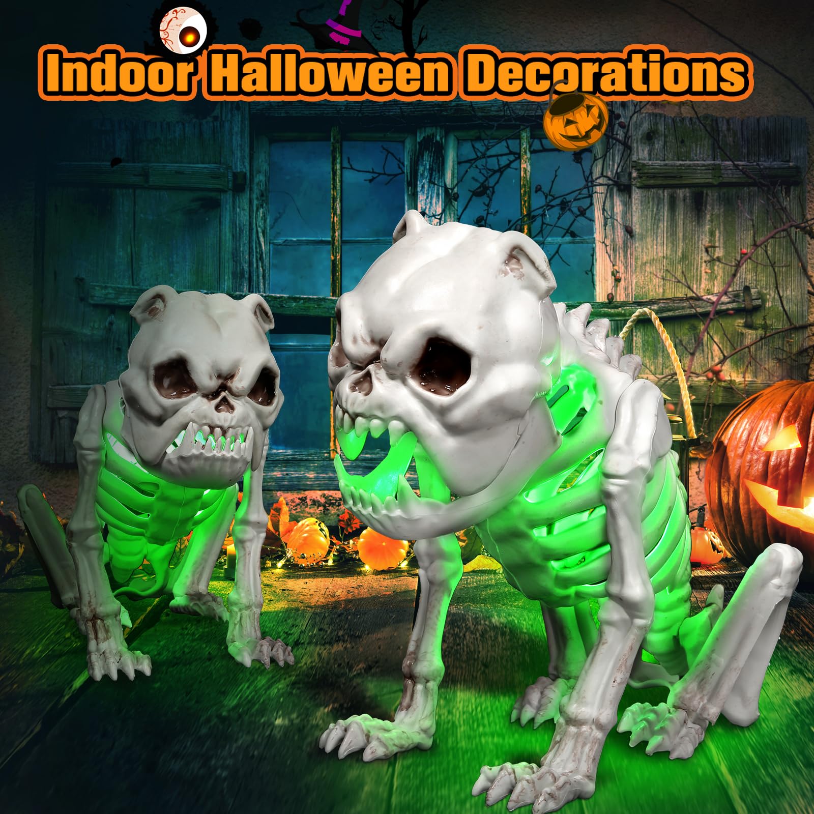 Teckel Squelette - Chien D'Halloween - Décoration