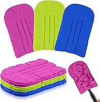 Vista 33 de Zubebe 12 piezas de repuesto de plumero de forro polar reutilizables, plumeros planos de plumas, almohadillas de limpieza lavables para múltiples