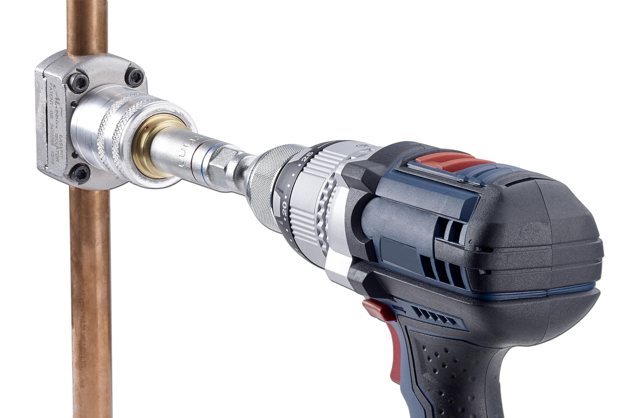 Aladdin EasyFit Isolator PRO 15mm Self-Cutting Isolation Valve Kit, Live Pipe Installation, Emergency Stop Tap - Image 4