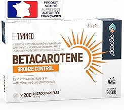 Complément alimentaire bronzage, Autobronzant, supplément bronzage, 200 micro cpr. bétacarotène et vitamine A. Stimule la production de mélanine pour peau dorée. Suppléments mélanine, Bronzage, Agocap
