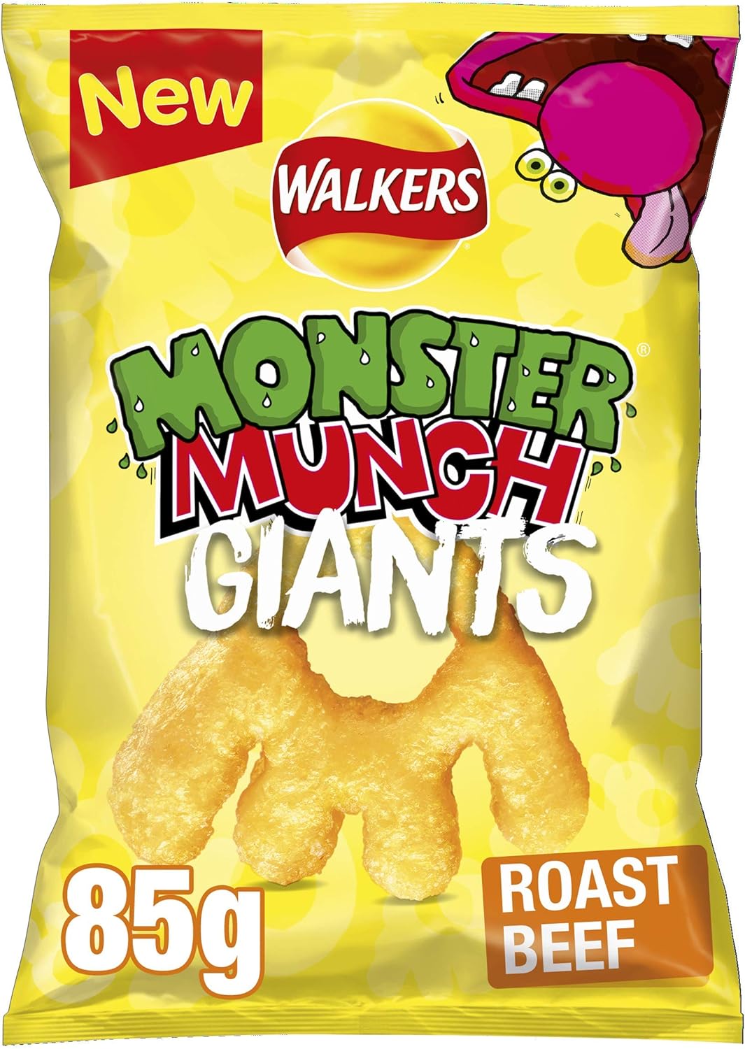 Walkers Monster Munch Giants, Roast Beef, 85g : Amazon.co.uk: Grocery