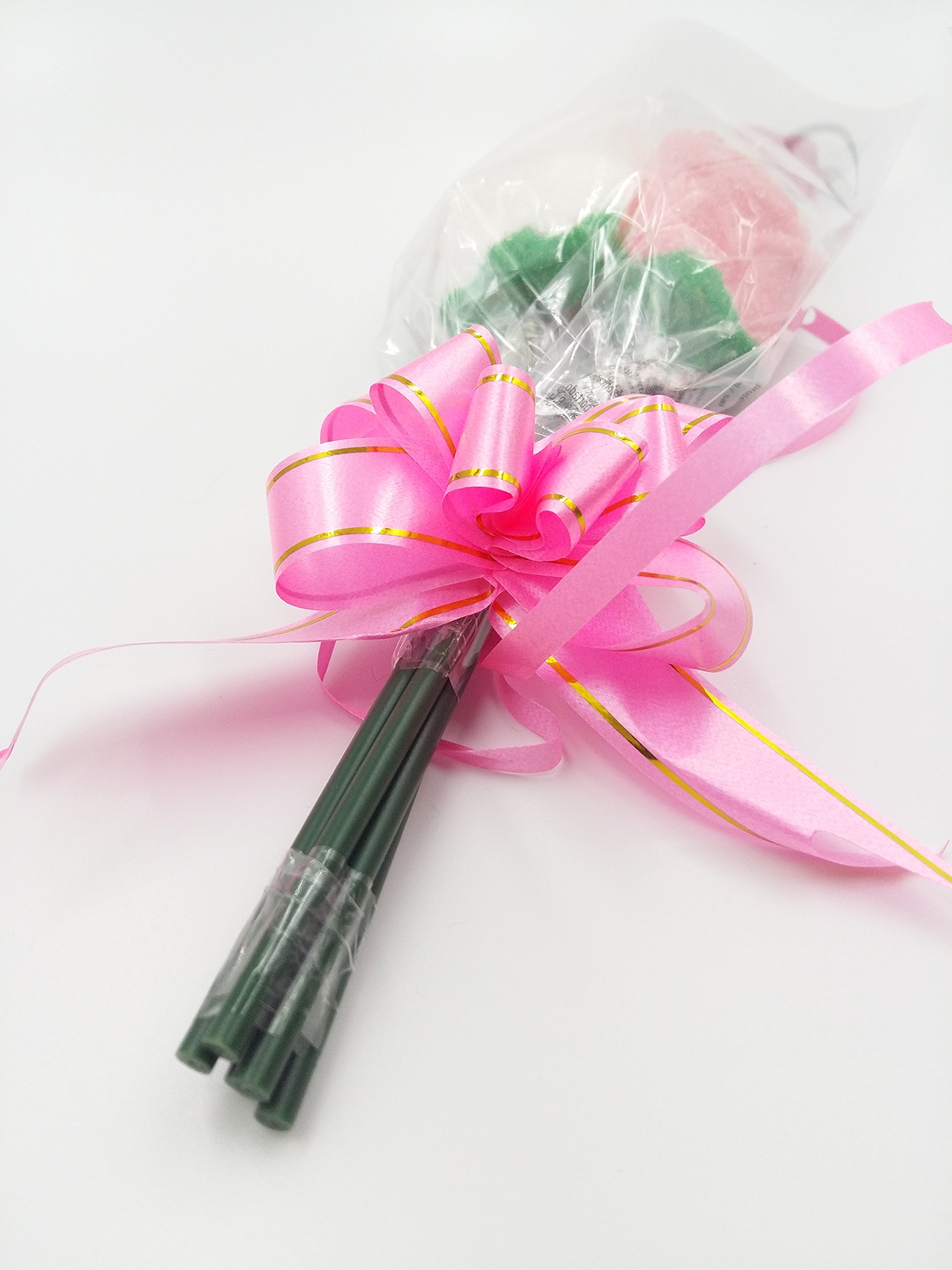 Ramo de rosas de espuma dulce marshmallow golosina gominola - San Valentín