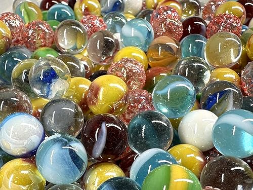 Miniatura 3 de ~Glass Pee Wee - Canicas de 0.472 in (juego de 50) de surtido aleatorio a granel, decoración, relleno de jarrón, acuario