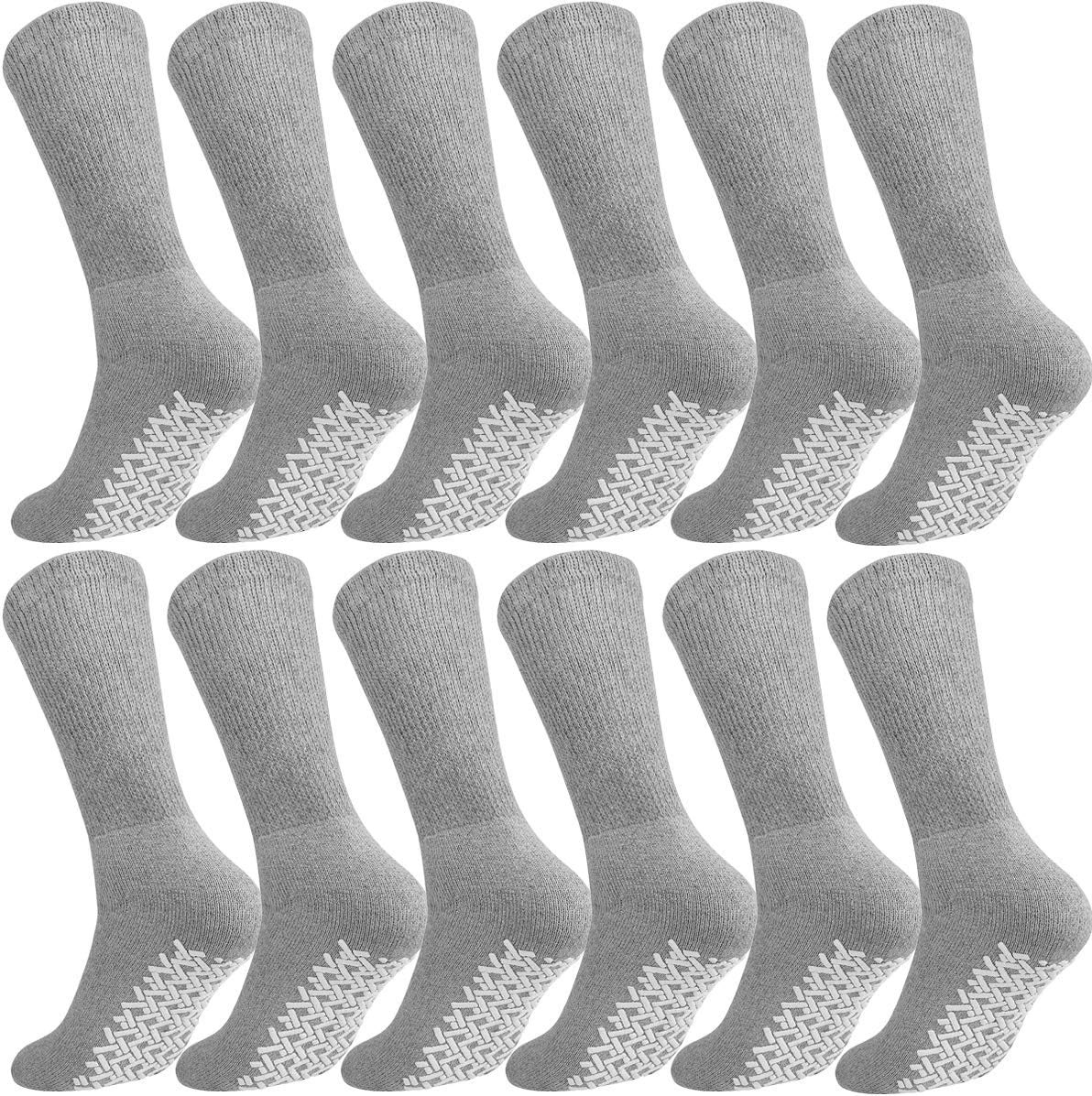 Non-Skid Crew Diabetic Socks