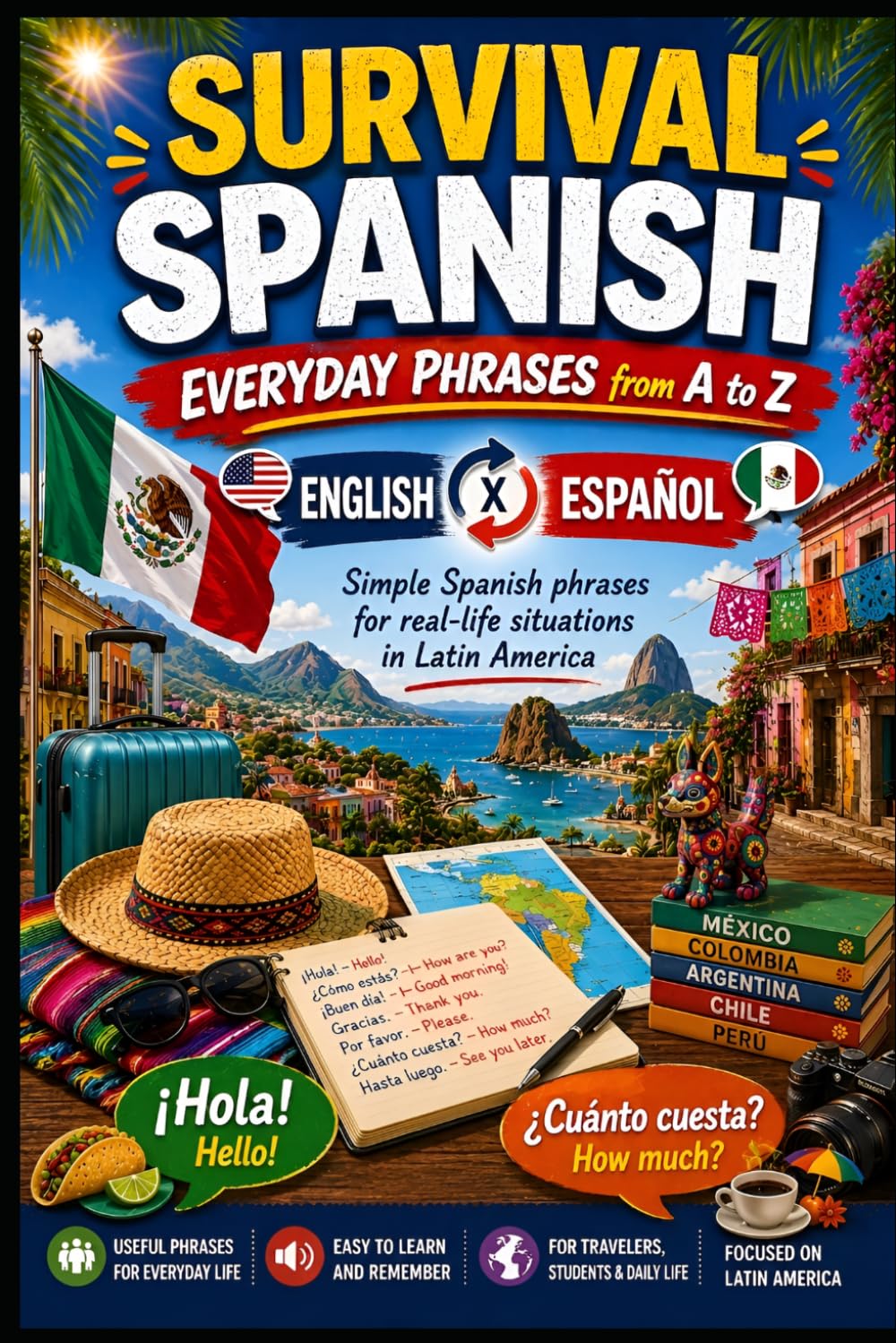 Survival Spanish: Everyday Phrases from A to Z English x Español