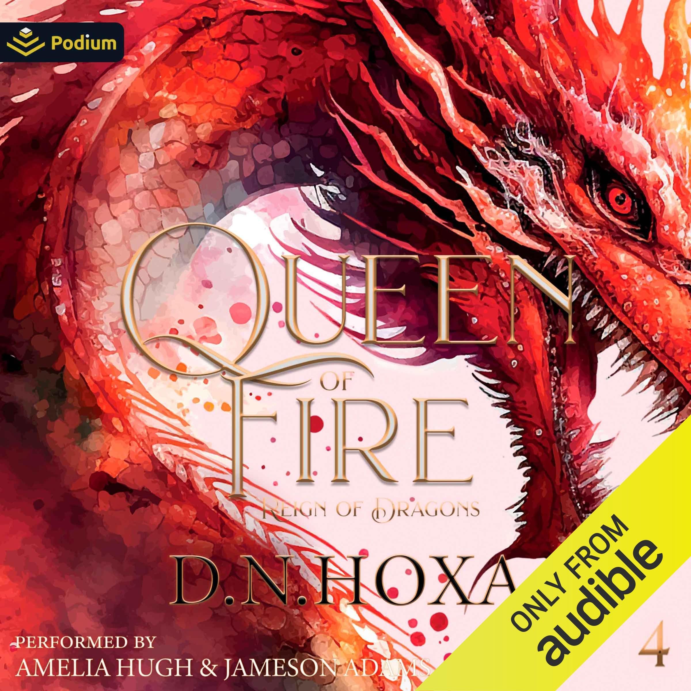 Cover art for Queen of Fire: Reign of Dragons, Book 4