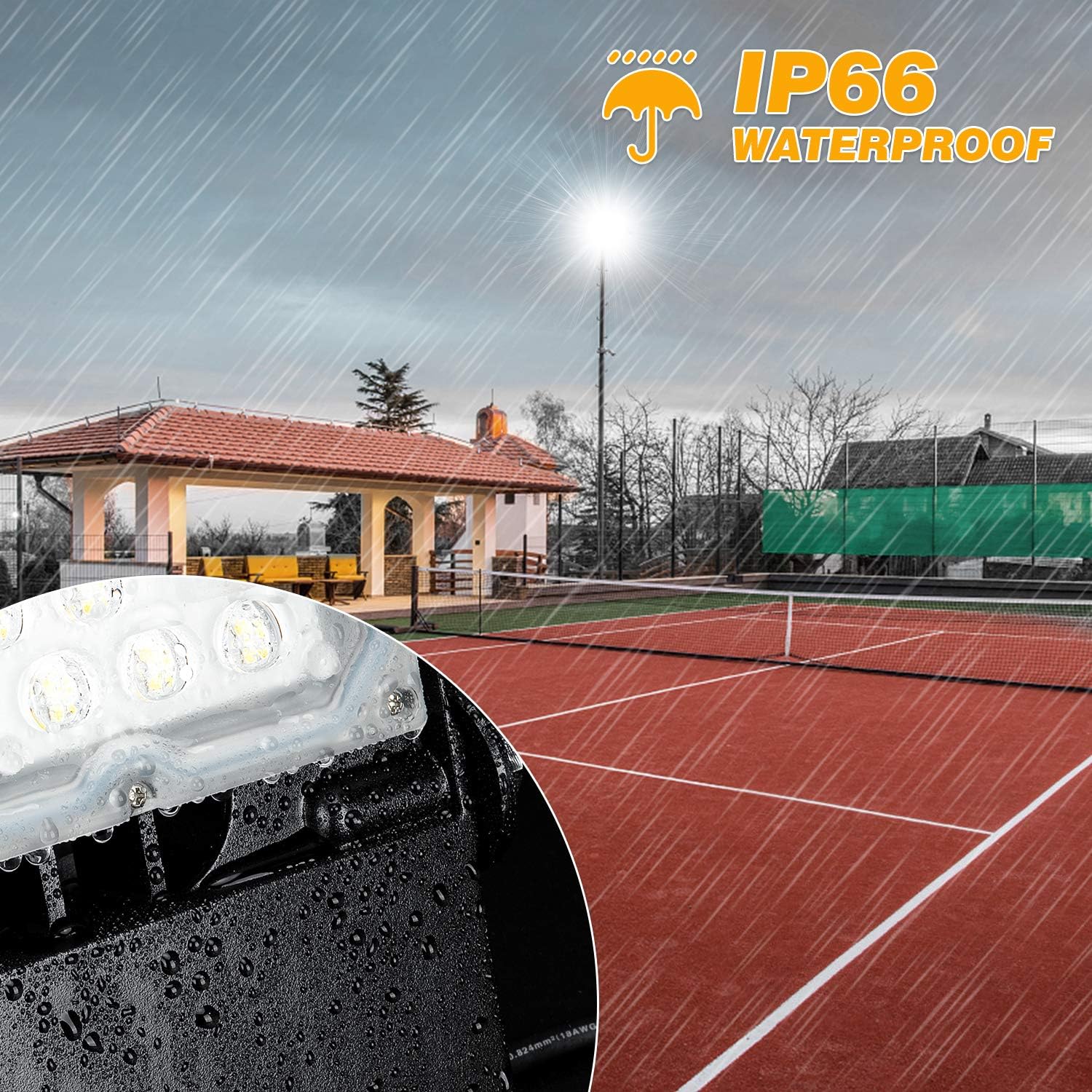 🔥 Crazy Deals 31200LM Led Stadium Light with Dusk to Dawn Photocell Professional Sports Lighting Super Bright 5000K IP65 Waterproof 240w Suitable for All Kinds of Stadiums Private Backyards Warehouses etc New Product 31200LM Led Stadium Light with Dusk to Dawn Photocell Professional Sports Lighting Super Bright 5000K IP65 Waterproof 240w Suitable for All Kinds of Stadiums Private Backyards Warehouses etc