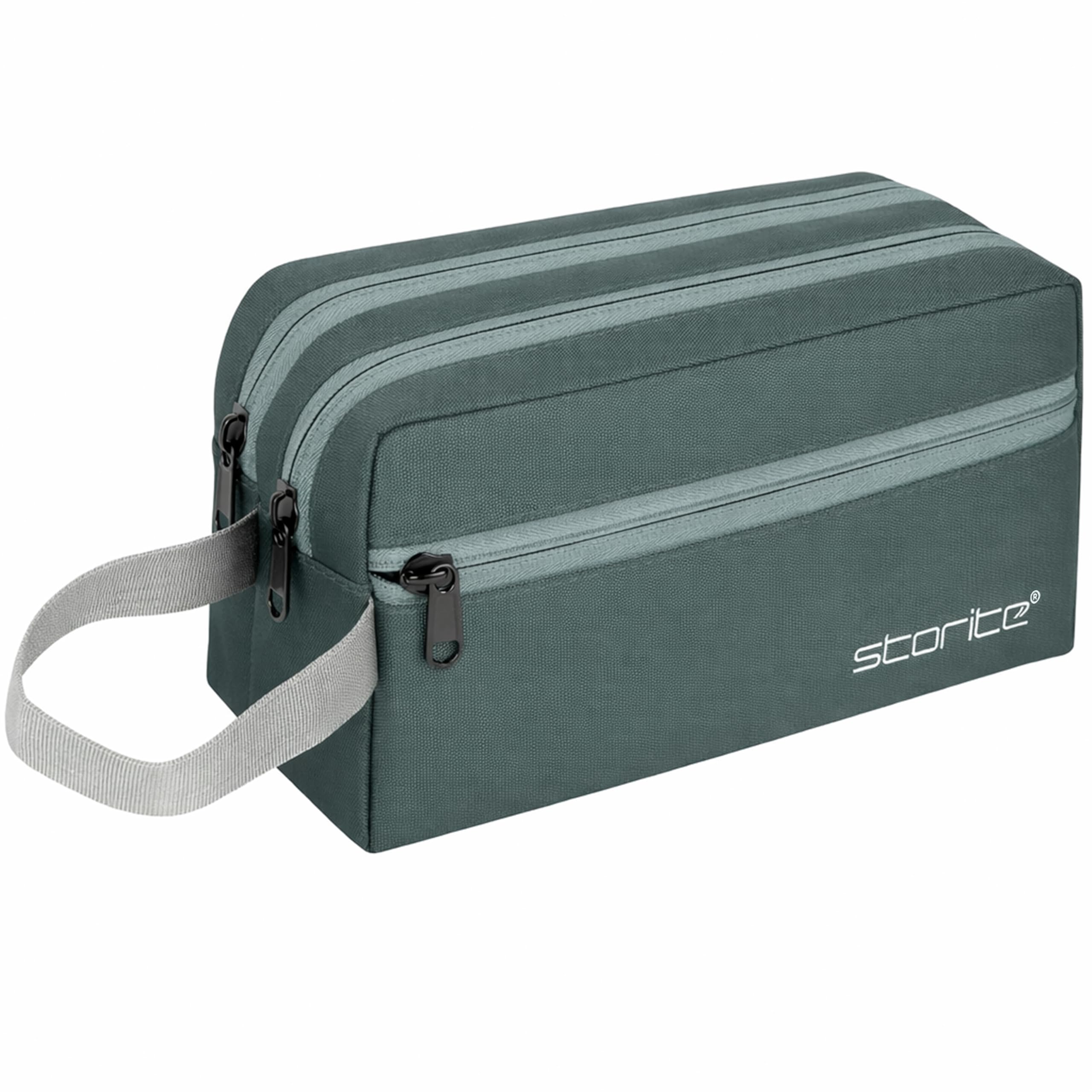 Storite Toiletry Bag for Men & Women - Grey