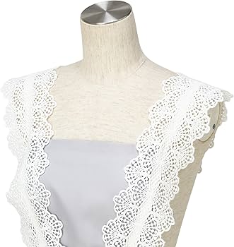 Amazon｜Francfranc フランフラン レース フルエプロン グレー