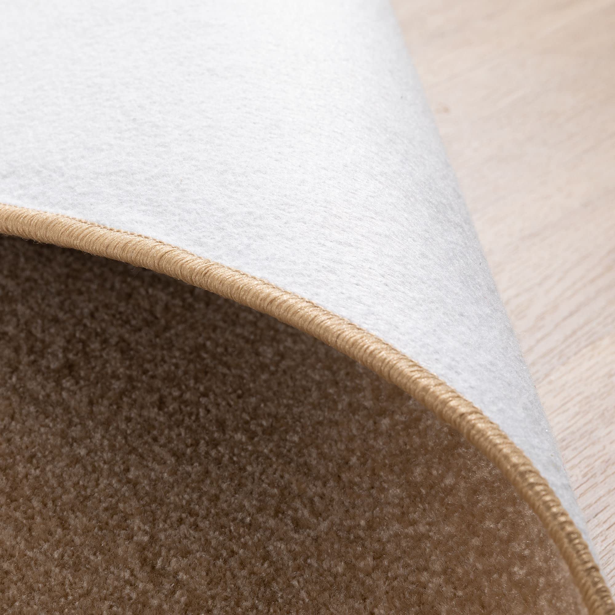 Steffensmeier Kurzflor Teppich Ibiza | Wohnzimmerteppich | Stilvoll | Pflegeleicht | Jugendteppich | Beige, Größe: 200x300 cm