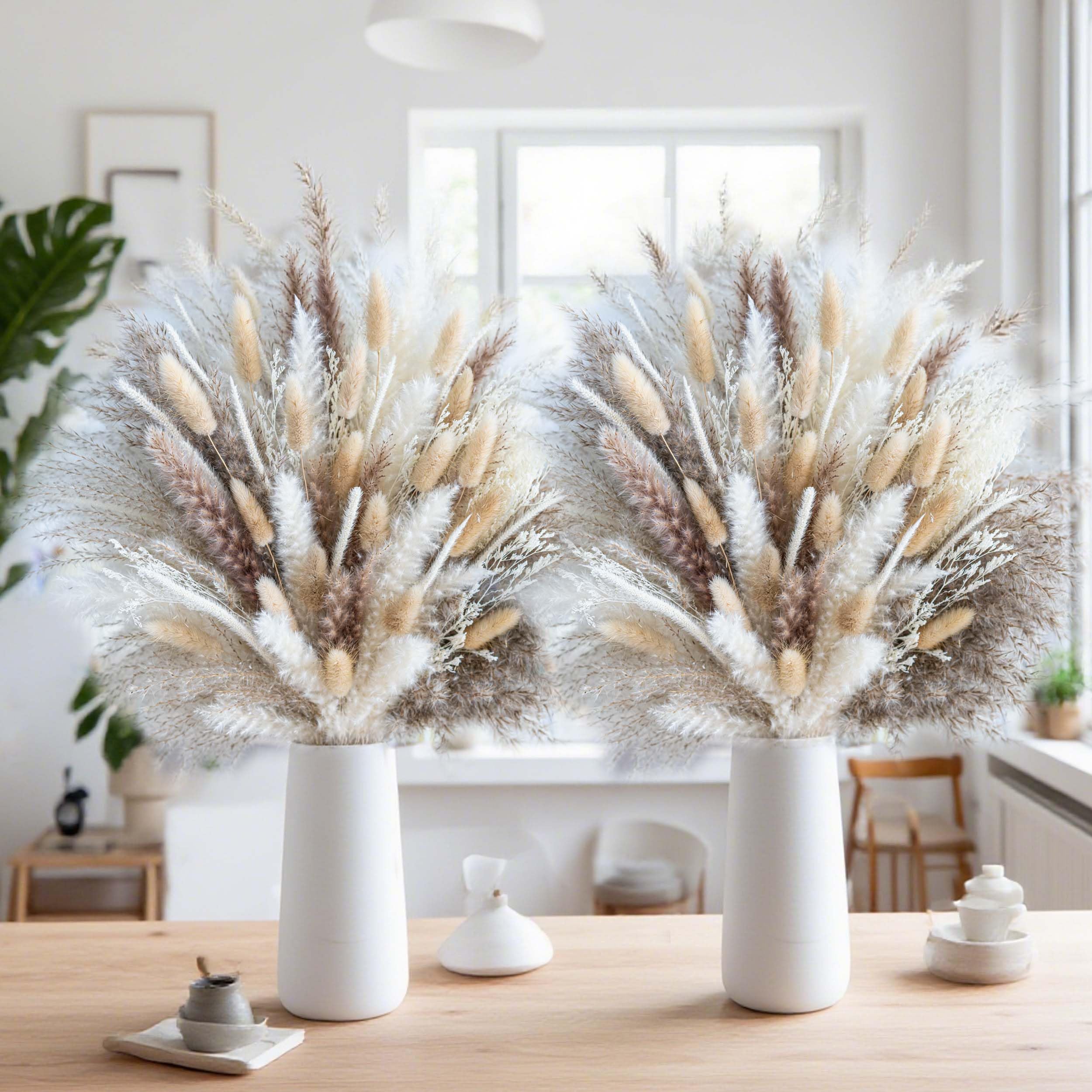 FloraDream 300PCS Natural Pampas Grass Decor Bouquet - dried and preserved flora | Mubboo