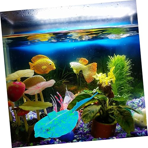 Miniatura 7 de Decoración luminosa de pecera artificial, mini decoración, decoración brillante, juguete de pez robot que nada acuario luminoso, peces falsos,