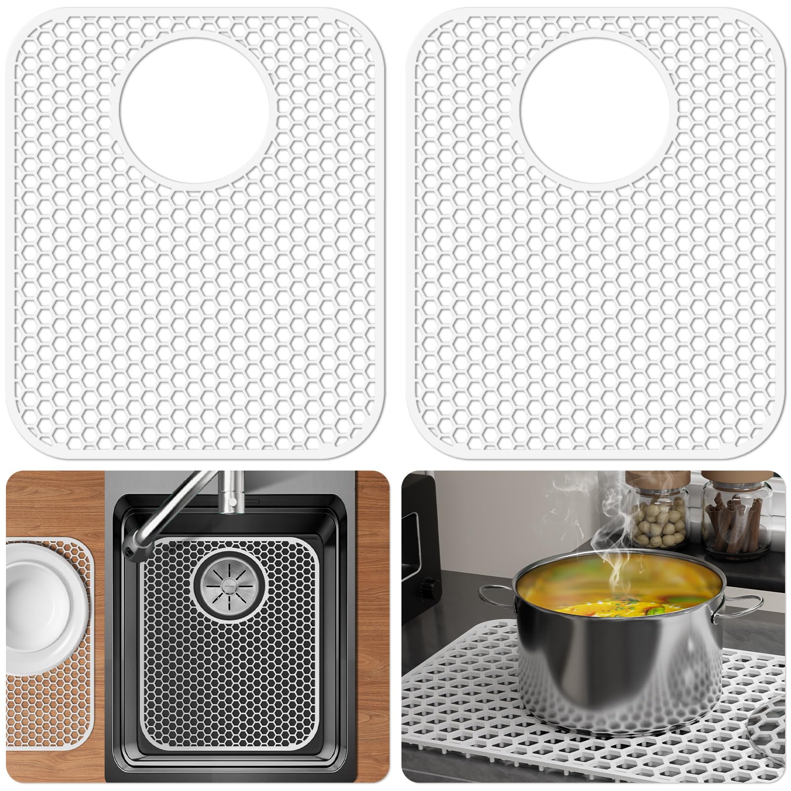 Silicone Sink Protector - Protect Your Kitchen Sink -16