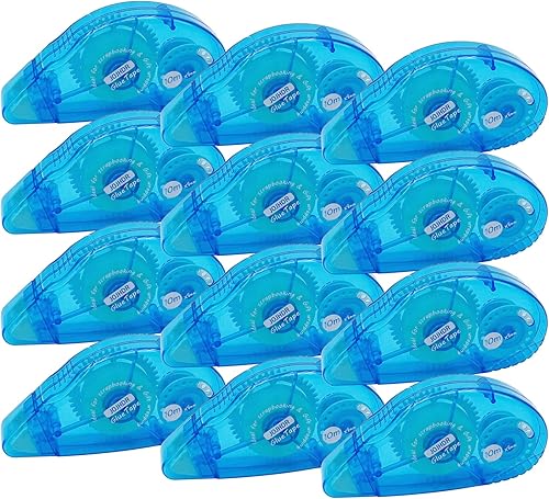 Cinta adhesiva de doble cara, rodillo adhesivo para álbumes de recortes, para manualidades, tarjetas y álbumes de recortes, 0.3 x 360 pulgadas,