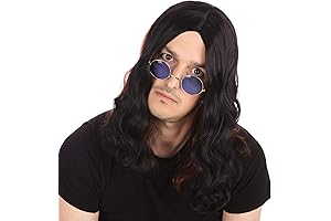 Bristol Novelty BW481 Ozzy Osbourne Streaks Wig