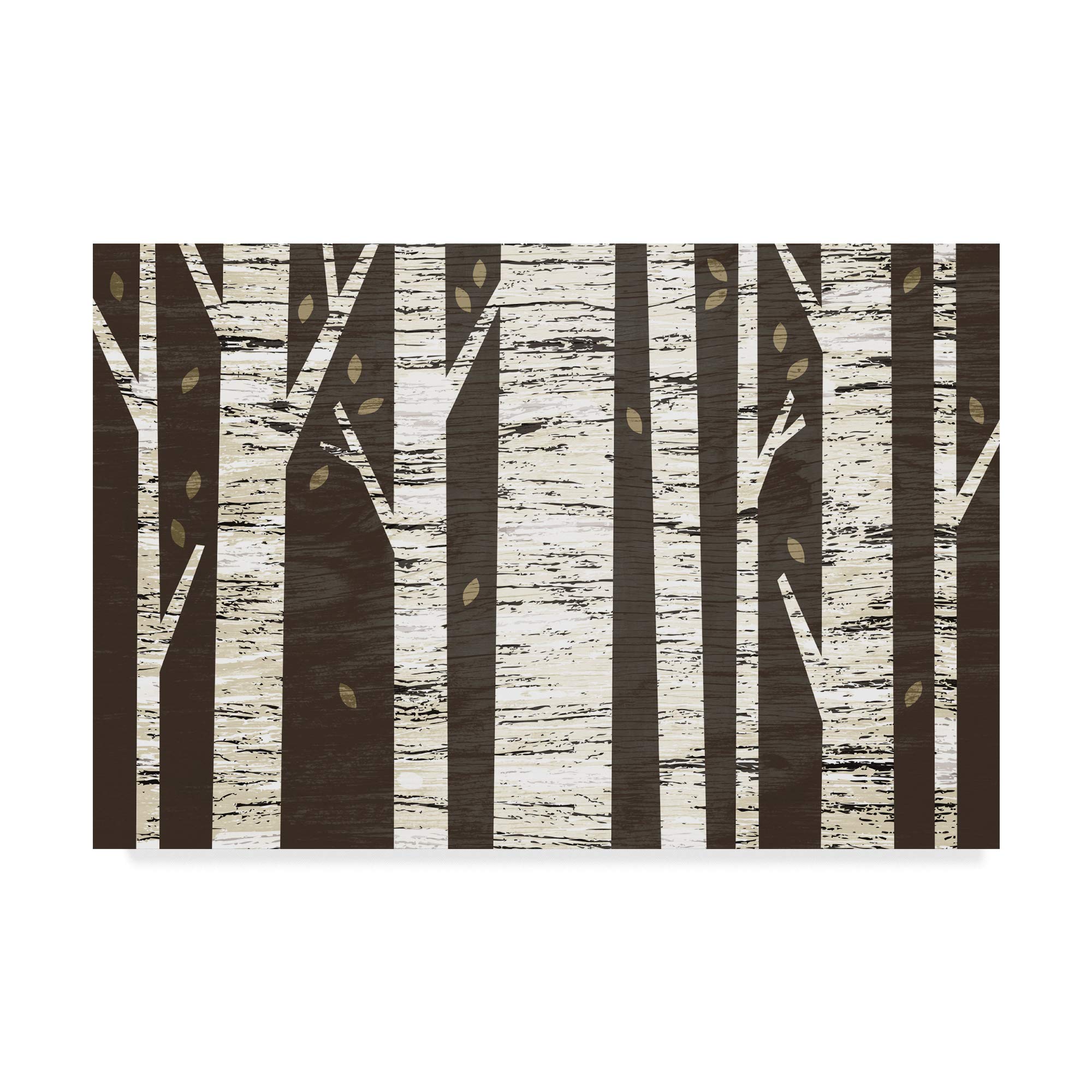 Trademark Fine Art Birch Forest by Michael Mullan, 12x19-Inch