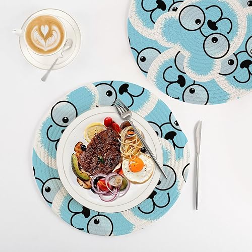 Miniatura 4 de 3 piezas de salvamanteles calientes para ollas y sartenes calientes de 15 pulgadas, tejido de hilo de algodón, almohadillas calientes para