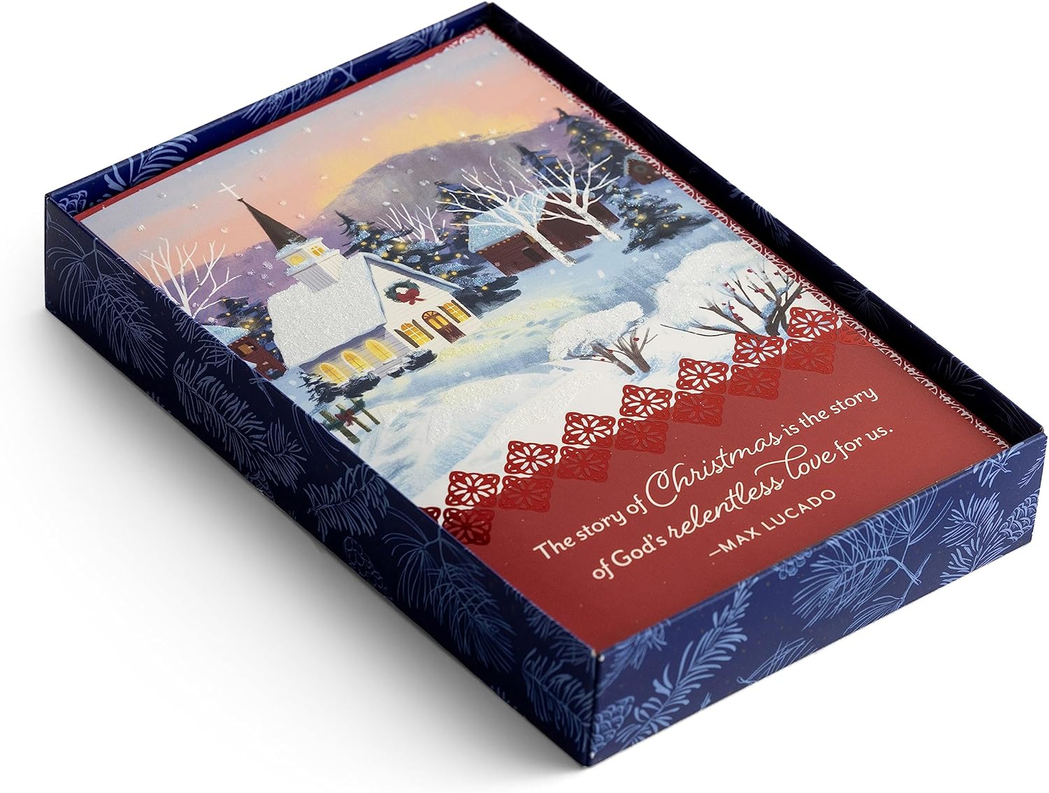 DaySpring - Max Lucado - Christmas Village - 18 Christmas Boxed Cards and Envelopes, NCV (U1007) - Image 3