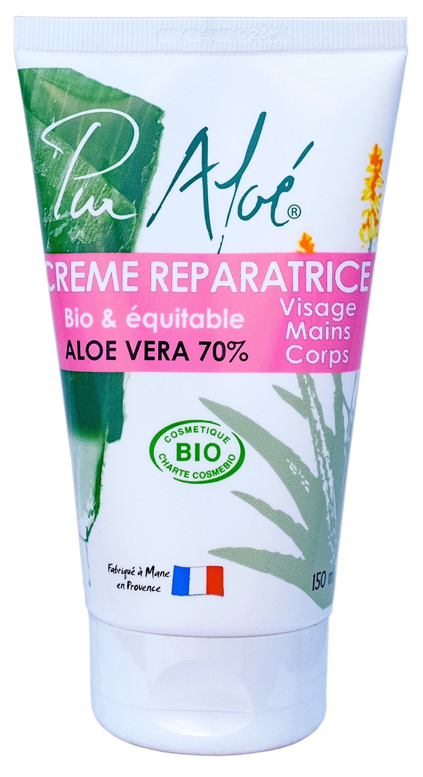 Pur'Aloé Cosmébio/Operaequa Repairing Cream 150 ml - Pack of 2