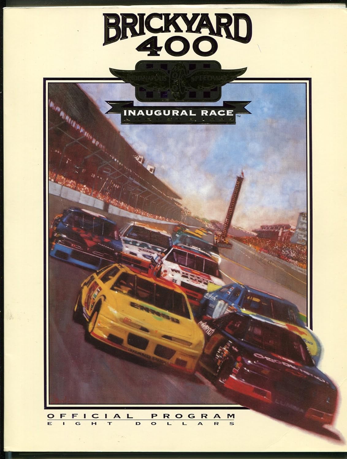 Indianapolis Motor Speedway-Brickyard 400-NASCAR Race Program 8/6/94-1st race-FN