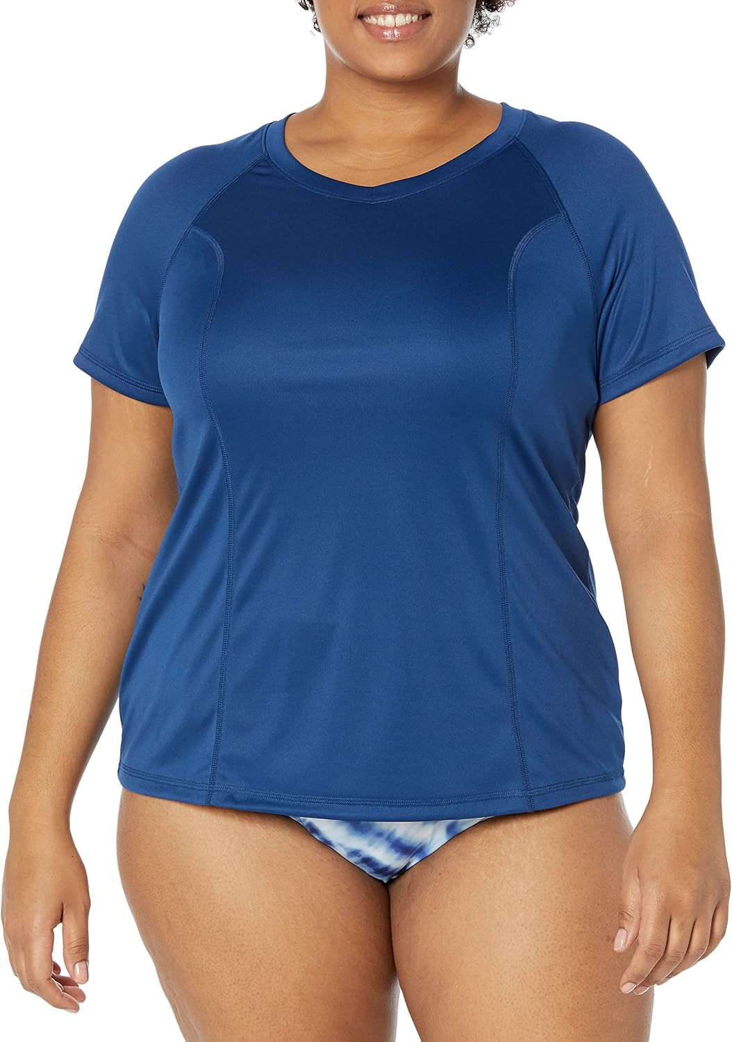 Amazon Essentials Women's Rash Guard Short Sleeve