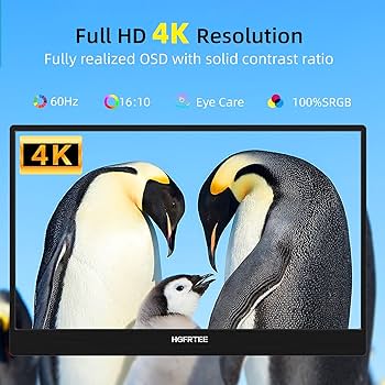 HGFRTEE 14インチ モバイルモニター 4K 3840 x 2160 Amazon.com: HGFRTEE Portable Monitor Touchscreen 14