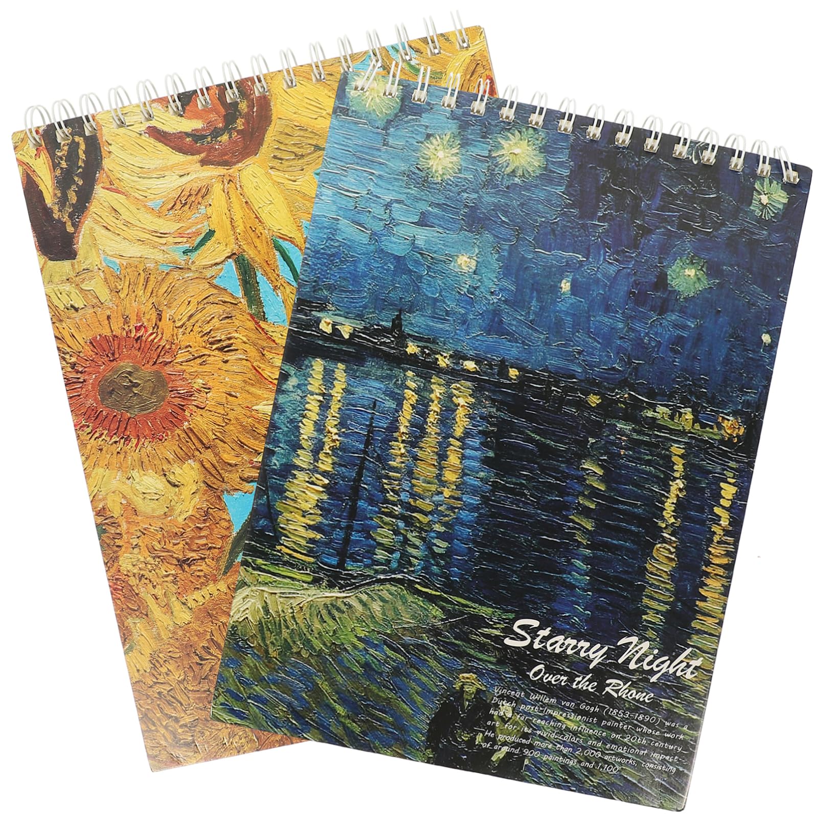 SHINEOFI Carnets De Croquis Ensemble De Carnets De Croquis En Papier Aquarelle Couverture Décorative Portable Pour Étudiants Et Artistes