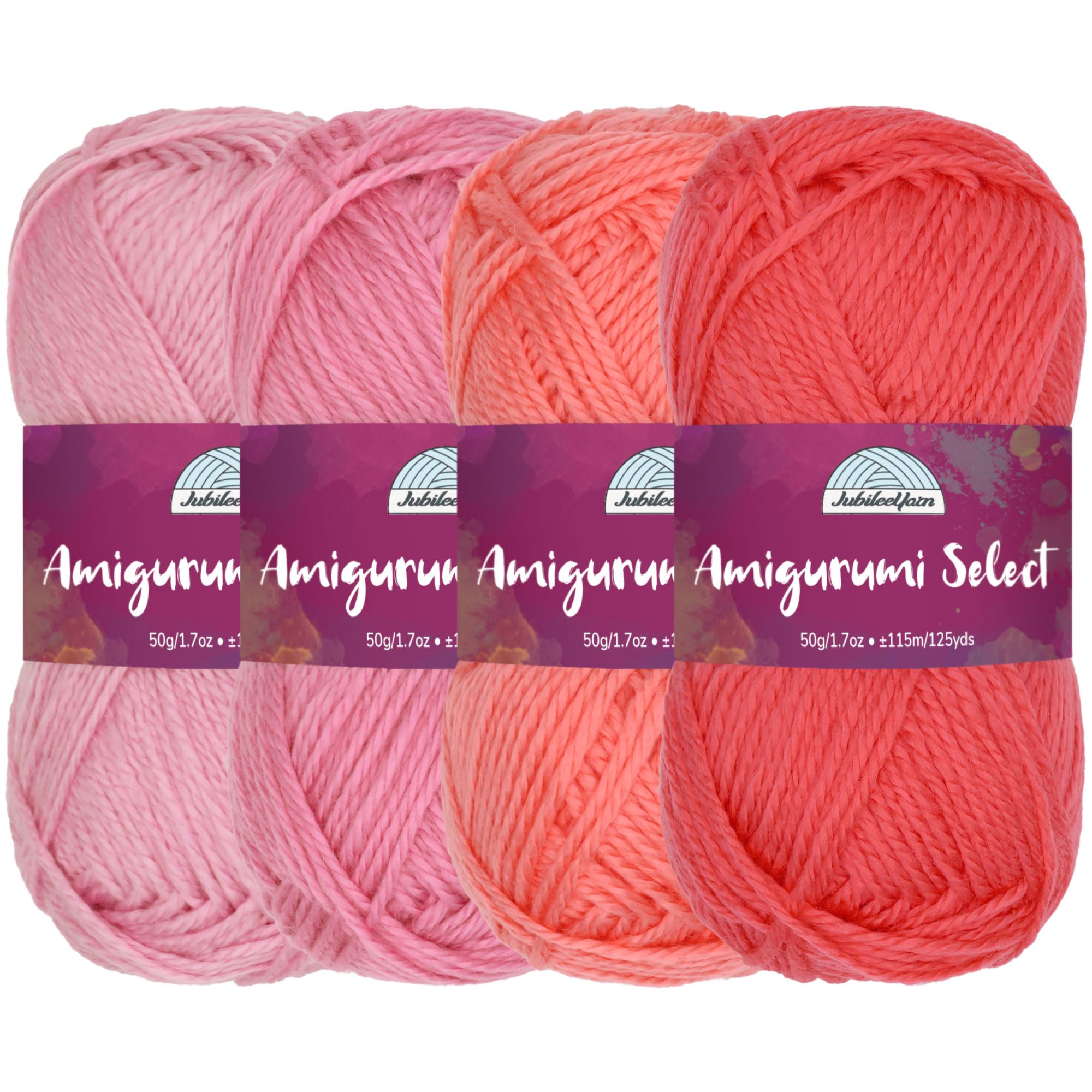 Y.A.R.N ピンク Amazon.com: JubileeYarn Amigurumi Select Yarn - DK Acrylic