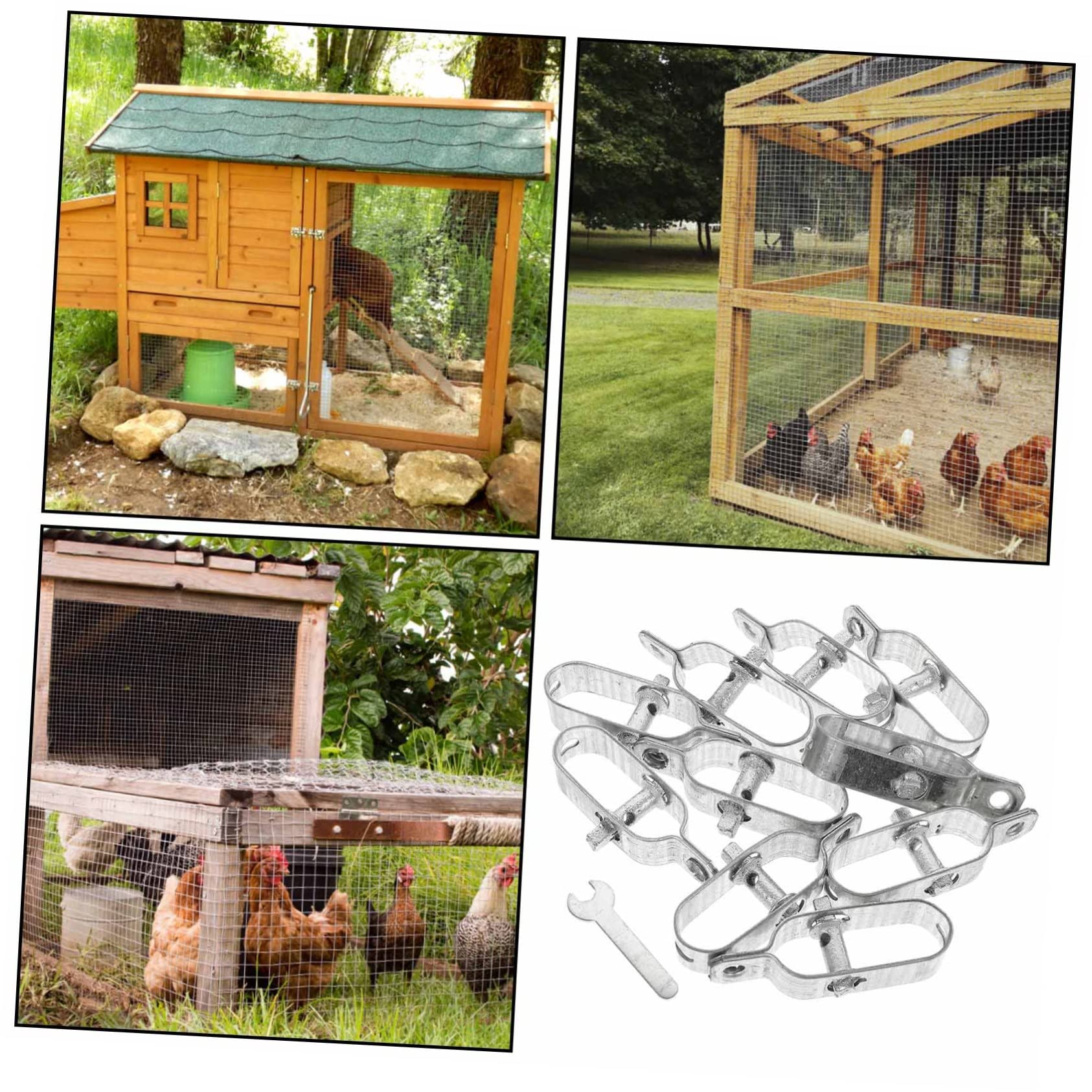 Ciieeo 3 Set Tenditore Al Carbonio Per Tensionatori Per Filo Ferro Per Giardino Antenne E Ropes 10 Pezzi * 3