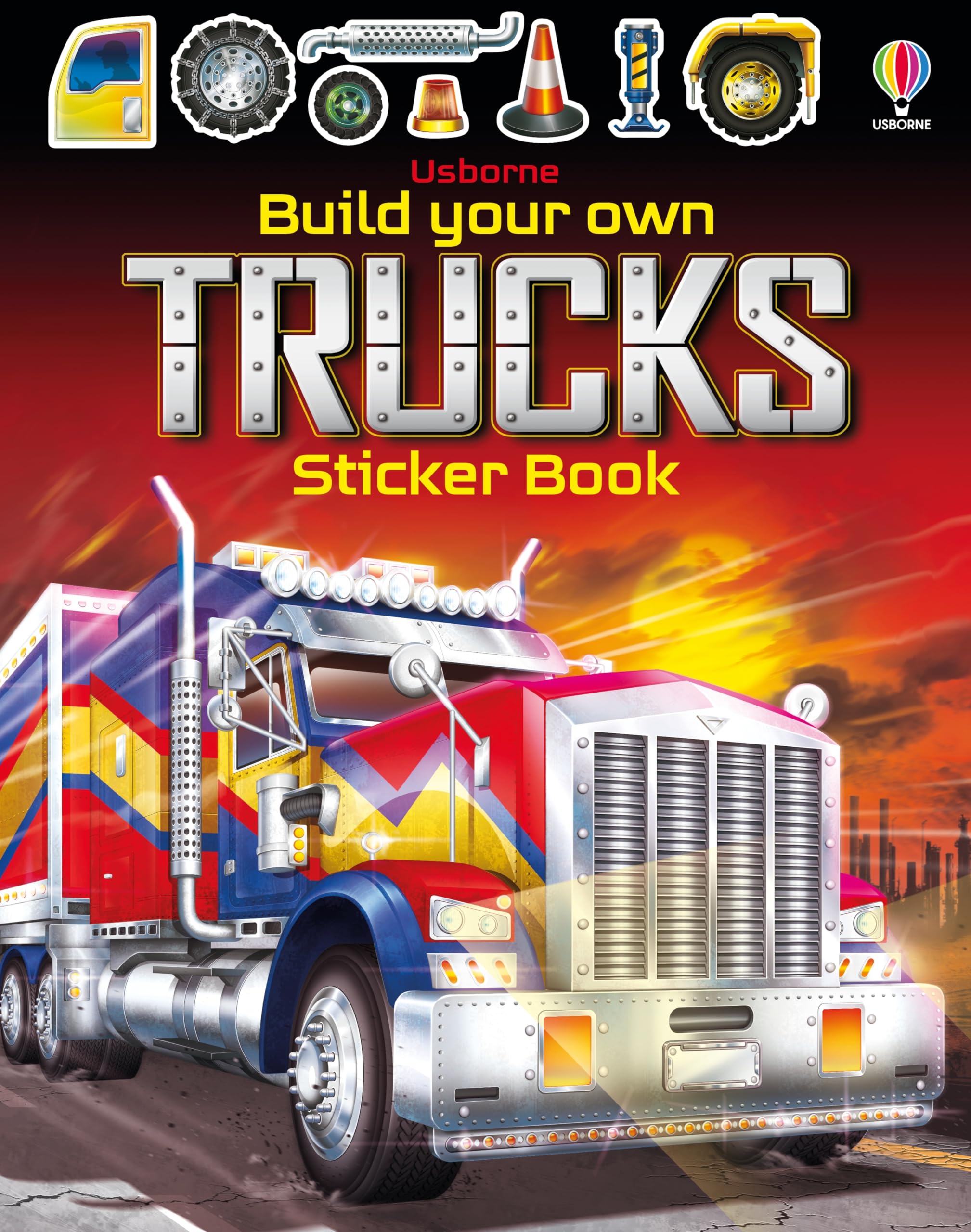 Build Your Own Trucks Sticker Book: Build and Customize your own Trucks in this Interactive Sticker Book (Build Your Own Sticker Book)