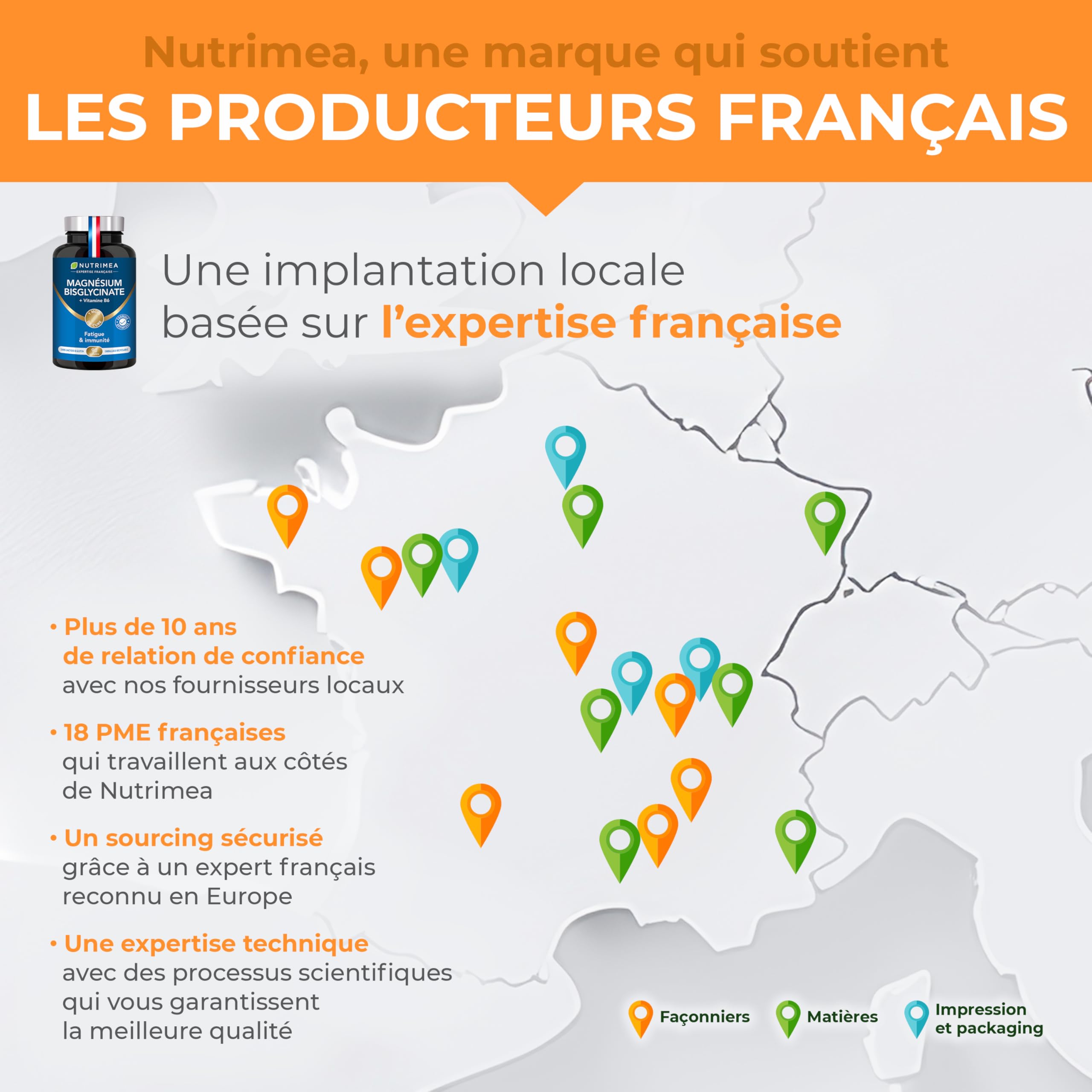 QUERCETINE - 600 mg - Vegan & Sans Excipient - Avec Bromelaine & Vitamine C Végétales - Puissant Antioxydant, Renforce l'Immunité - Nutrimea - 90 Gélules - Fabriqué en France