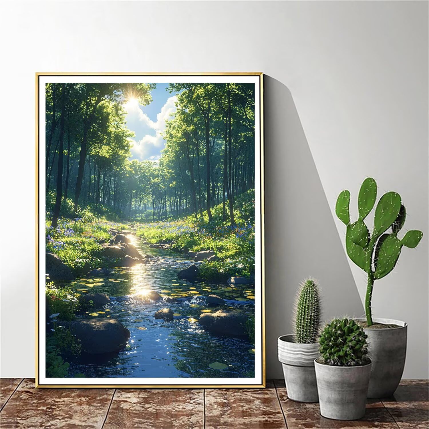 Pintar por Numeros Adultos pintar por numeros niños manualidades niños 10 años, DIY Pintar por Números de Pincel y Pintura acrílica Decoraciones para el Hogar Manualidades, sin Marco 60x80cm C-126