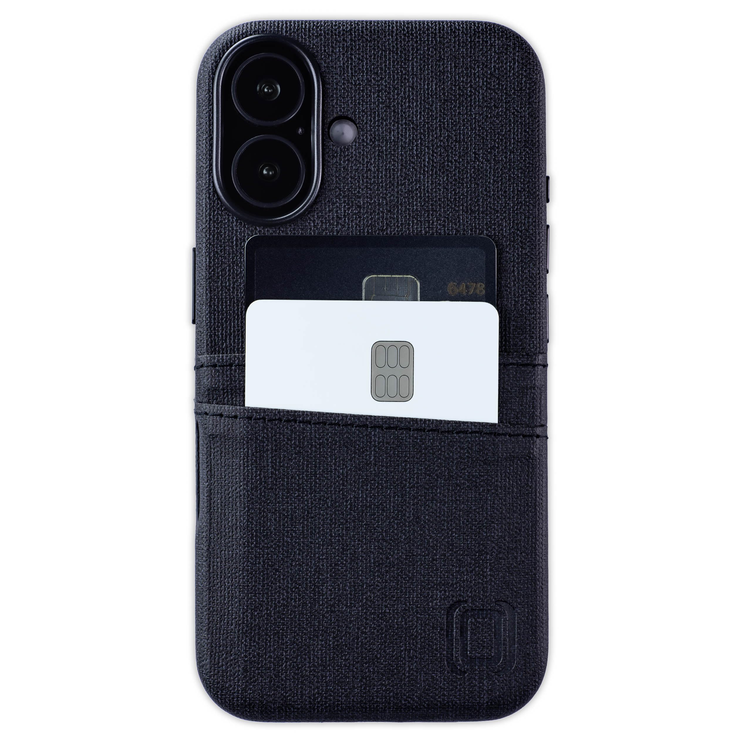 Dockem Porta Carte in Vera Pelle V2 per iPhone 16 Pro Max con Apertura per Controllo Fotocamera, Piastra Metallica Integrata, Portafoglio con 2 Slot per Carte di Credito (Marrone Chiaro, M2GL