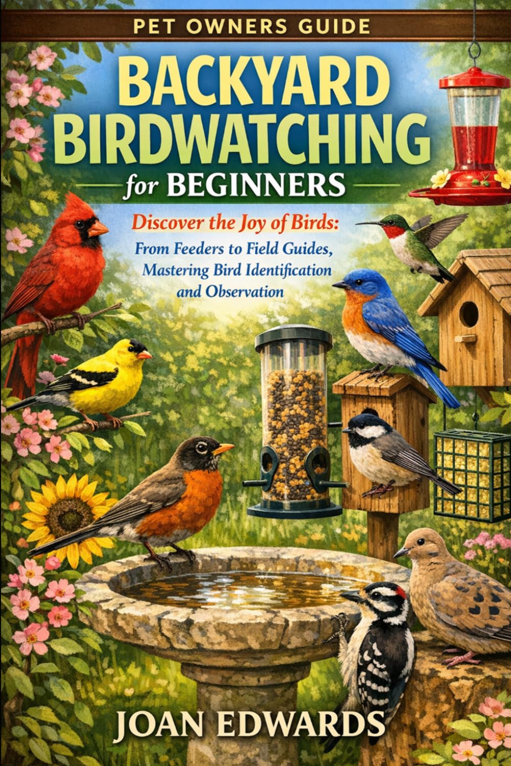 BACKYARD BIRDWATCHING FOR BEGINNERS: Discover the Joy of Birds: From Feeders to Field Guides, Mastering Bird Identification and Observation.