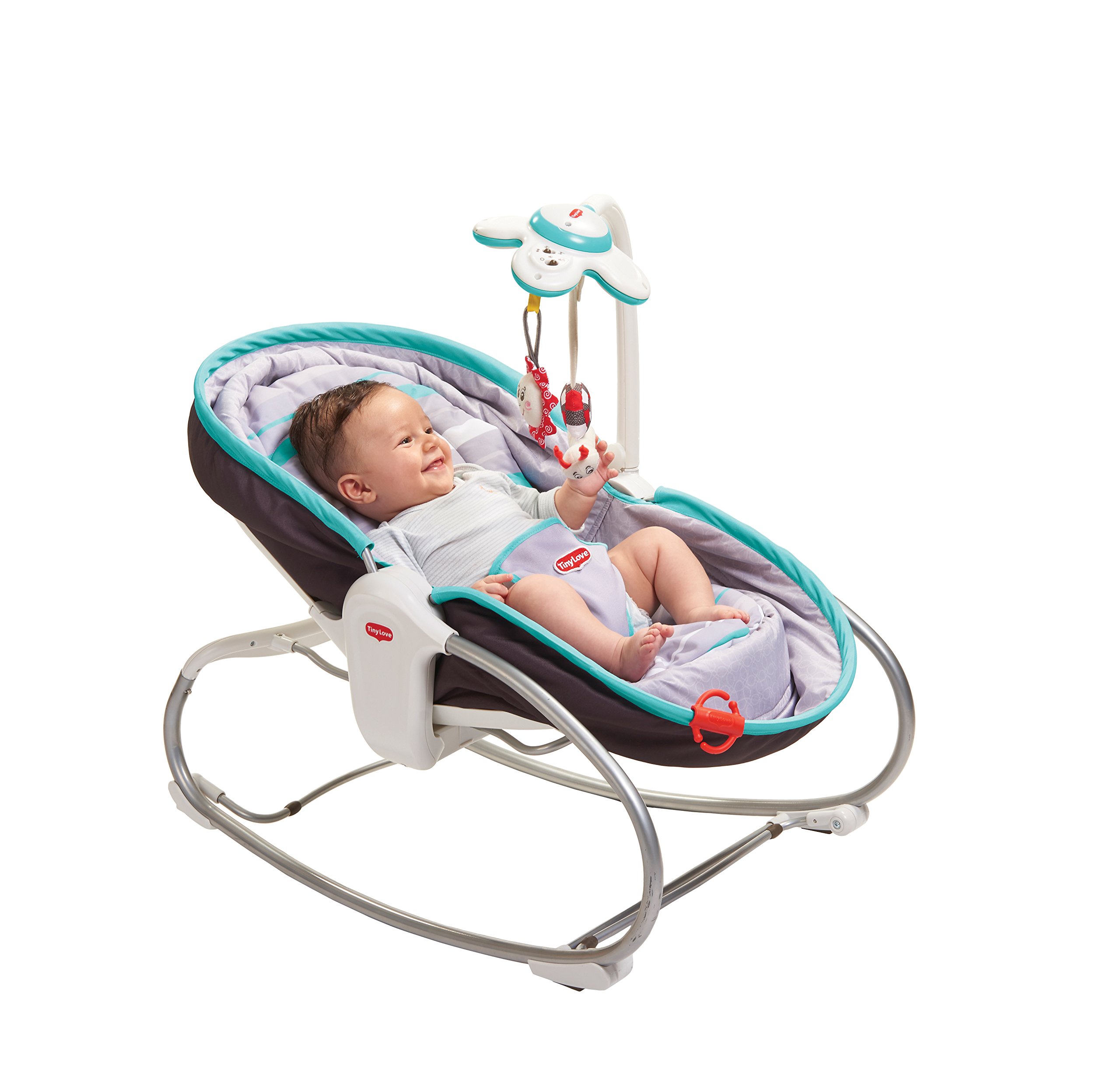 tiny love 3 in 1 rocker napper grey turquoise