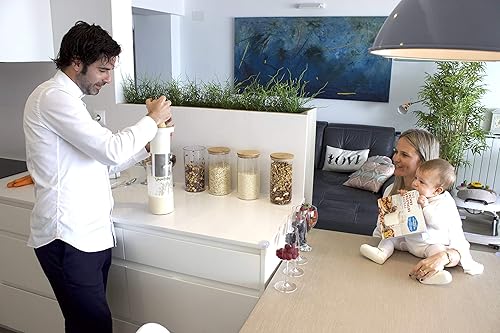 Miniatura 7 de Vegan Milker by Chufamix, herramienta de cocina para hacer leches vegetales (máquina de soja, arroz, avena y leche de nueces) o café (de granos