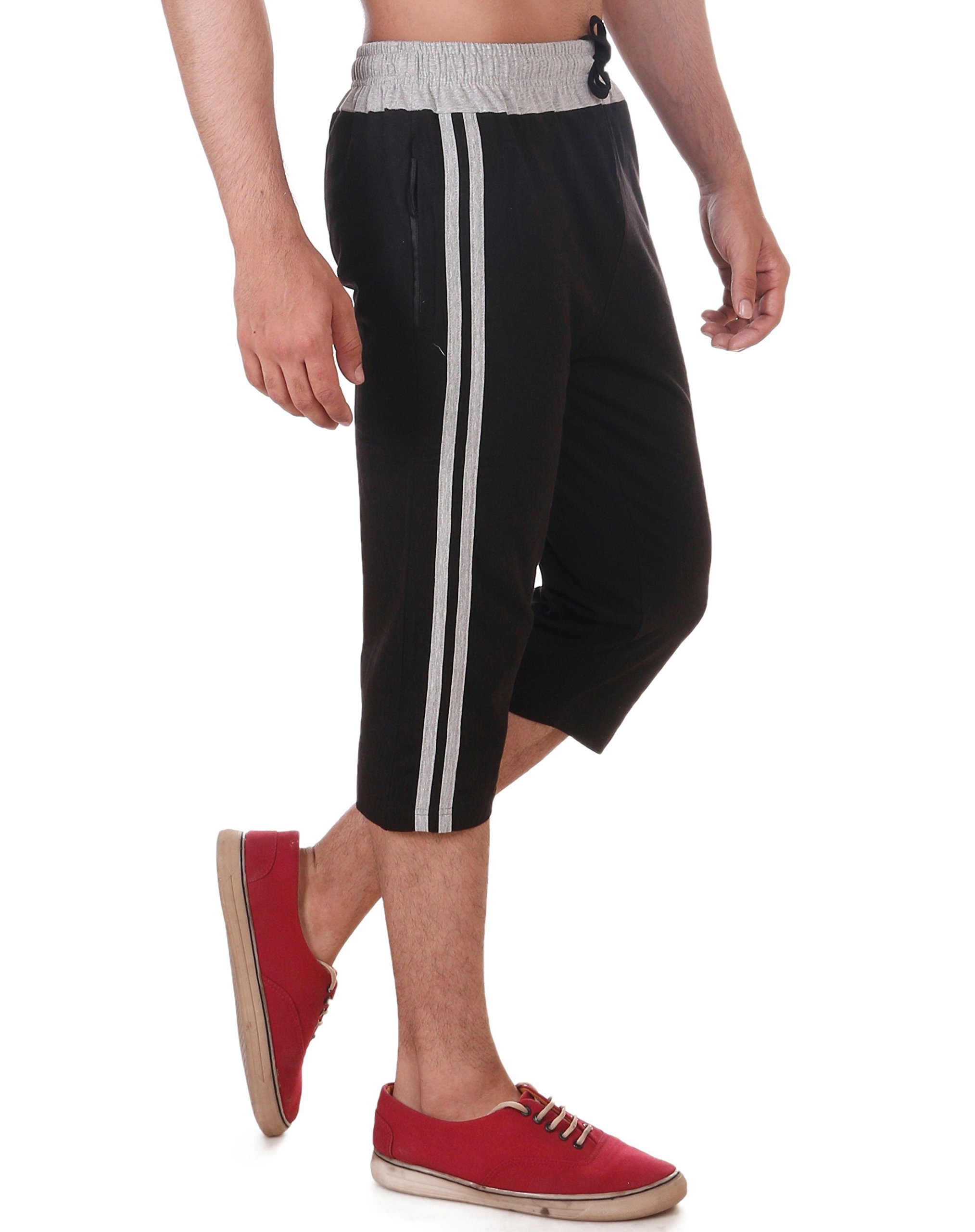 vego Mens Cotton Three by Fourth, 3/4, Capri, Three Quarter-picture-10