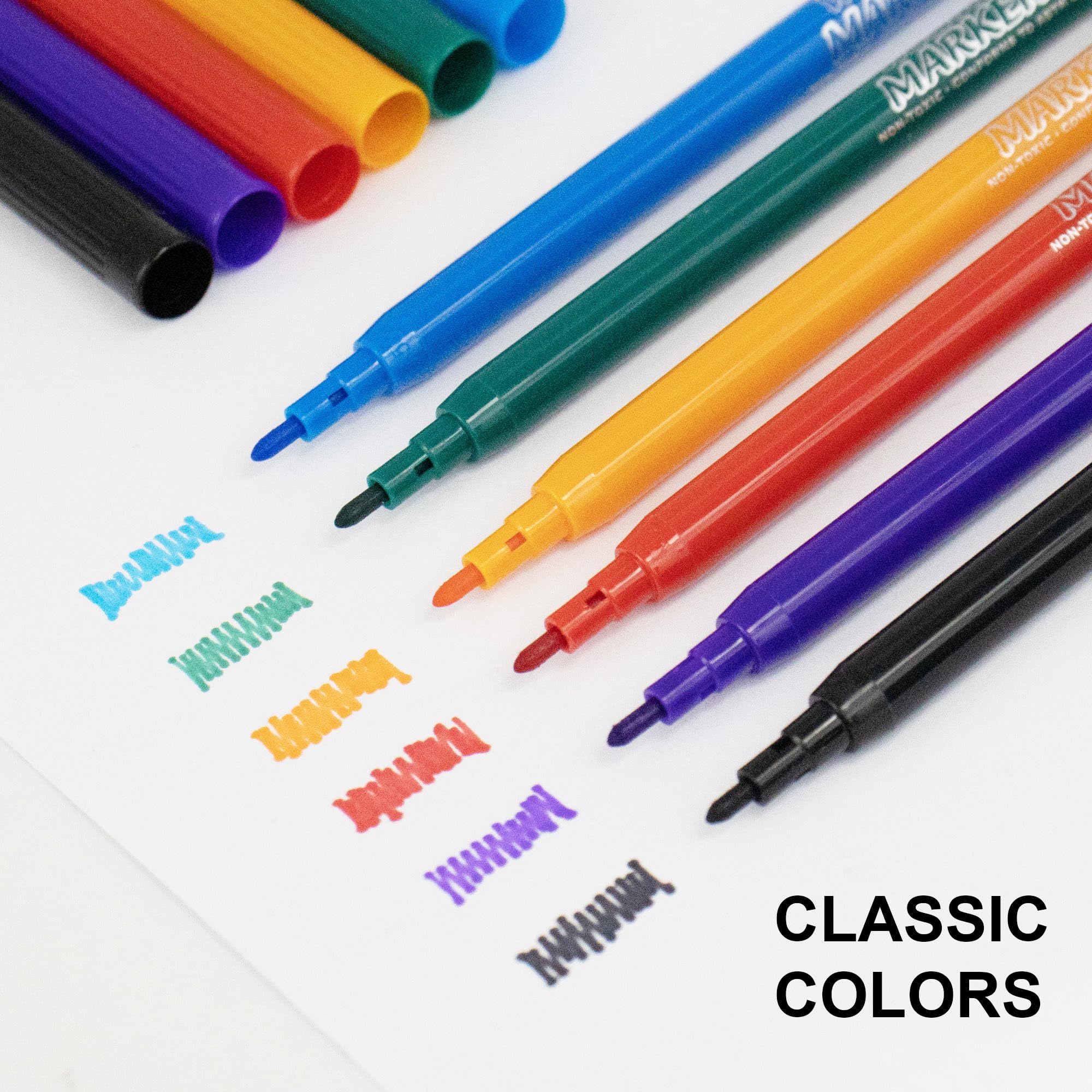 Fine Line Washable Markers, 20 Colors