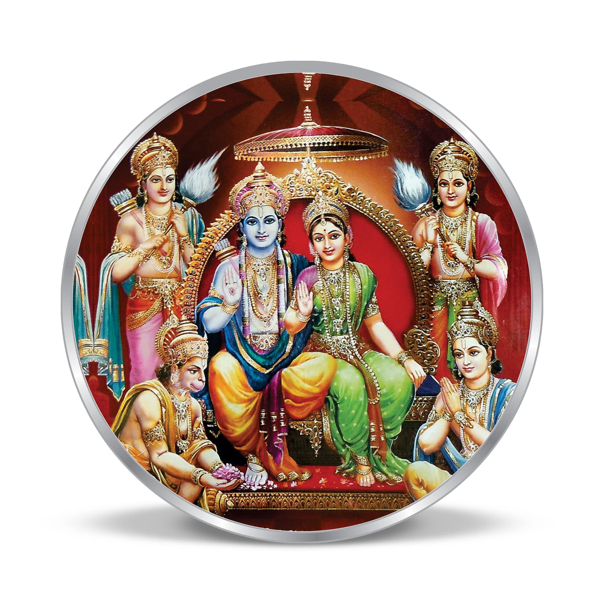 ACPL Precious Moments BIS Hallmarked Silver Coin Ram Darbar Colorful Design 50 GM 999 Pure (B09MN2MK6G) Amazon Price History, Amazon Price Tracker