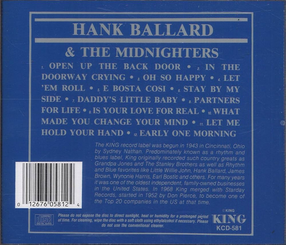 米7 Hank Ballard &amp;amp; The Midnighters What&amp;#039;s Your Name / Daddy Rolling Stone 455931 King Records (3) /00080 Hank Ballard & The Midnighters – Hank Ballard and the