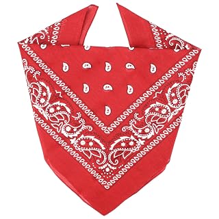 ZENO 100% Cotton & Natural Fibers Bandana Scarf - Soft, Durable, Machine Washable – Unisex for Men & Women - Amazon product rated Grade A