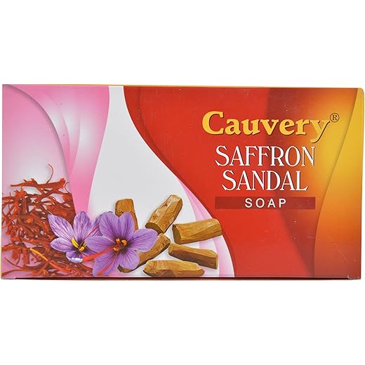 Cauvery Saffron Soap Trio 125g