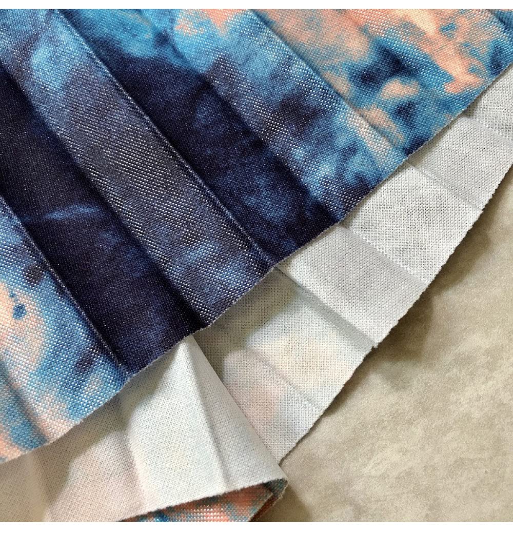 Falda para Mujer,Faldas Midi De Cintura Alta Tie Dye Acordeón Fruncido Verano Moda Casual Falda Plisada De Una Línea con Cinturón para Niña Fecha De Vacaciones Carnaval Fiesta De Bodas