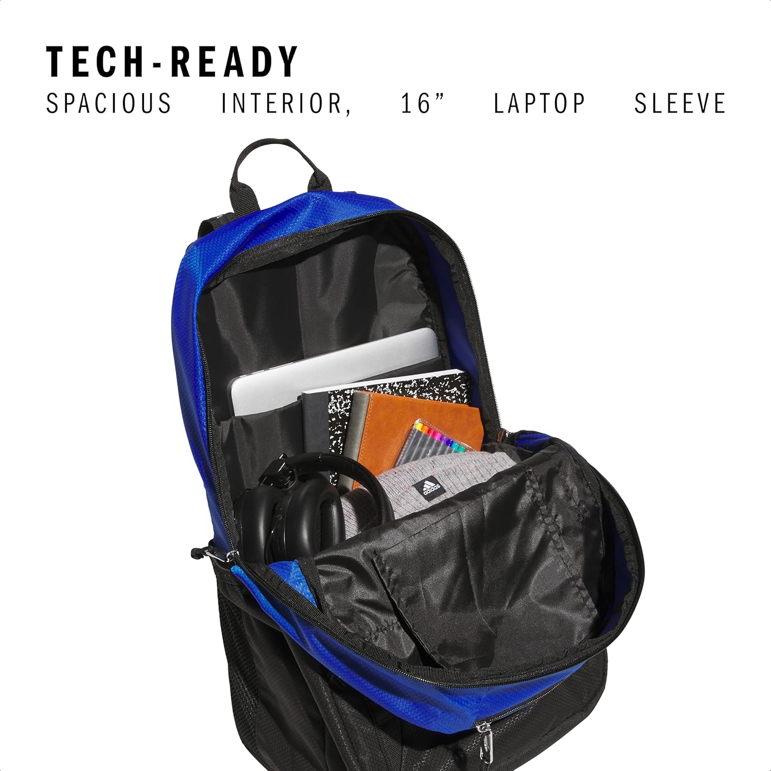adidas Excel 7 School Backpack for Laptop, Gym and Travel,